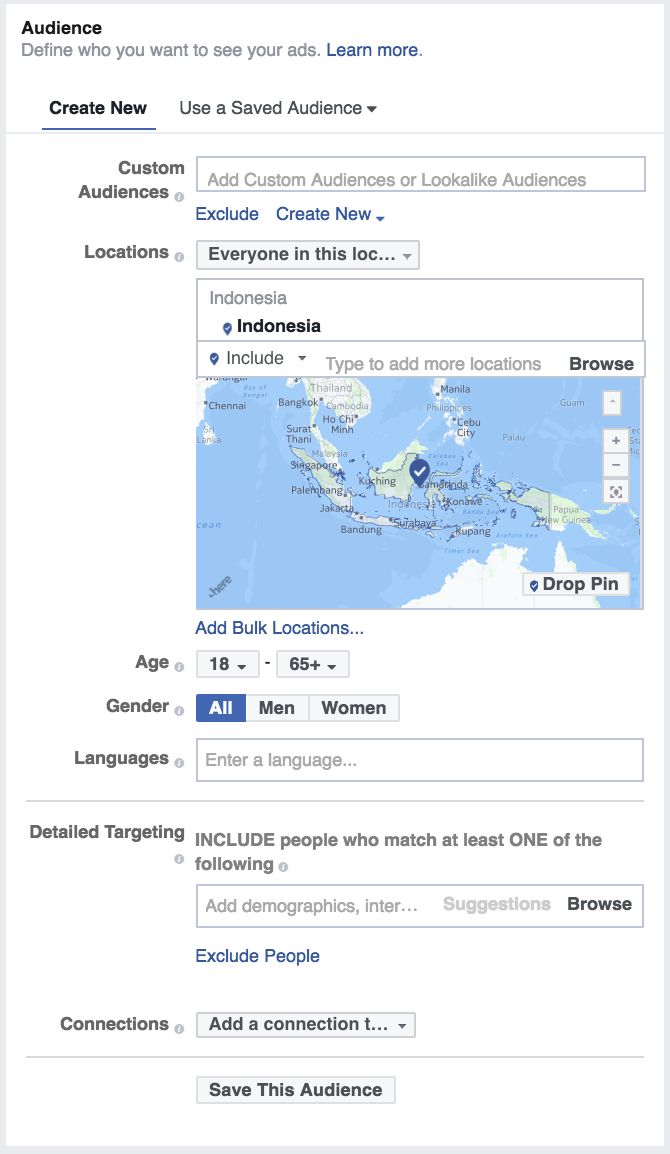 Tutorial Lengkap Facebook Ads: Belajar Mulai Dari Nol Sampai BISA! targeting facebook