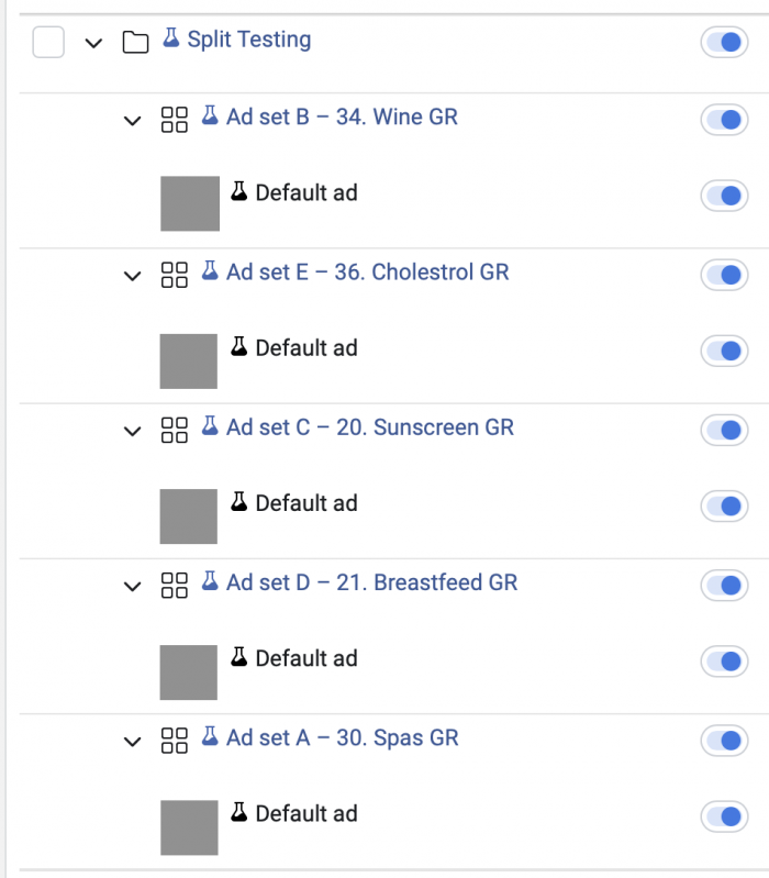 Menggunakan Fitur Split Testing yang Asli dari Facebook Ads